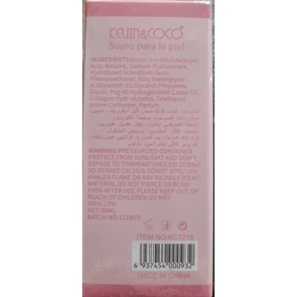 Kevin & Coco Vitamin C Serum Lighten And Unify Skin Tones Reduce Wrinkles 30ML